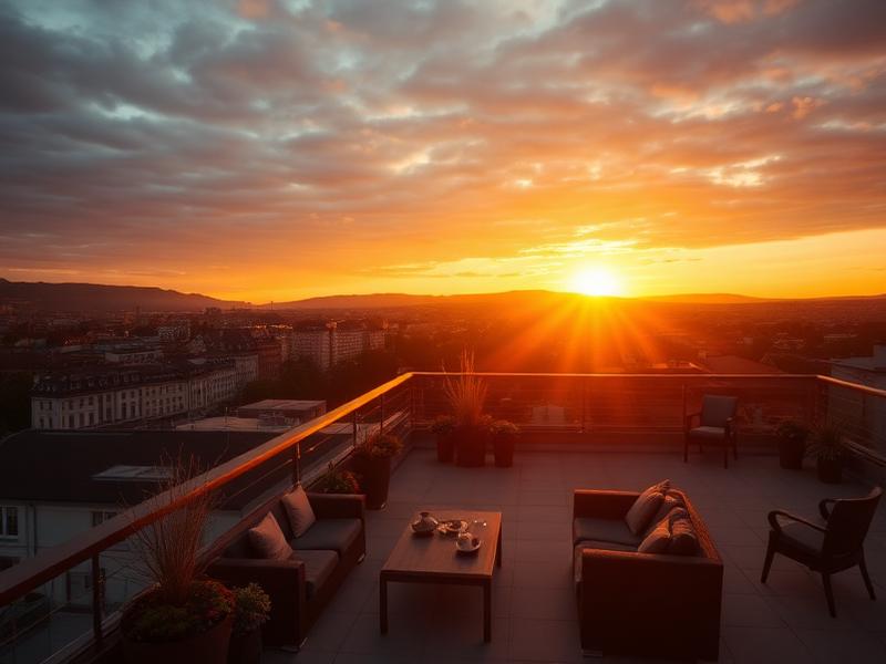Penthouse-Terrasse, Genf